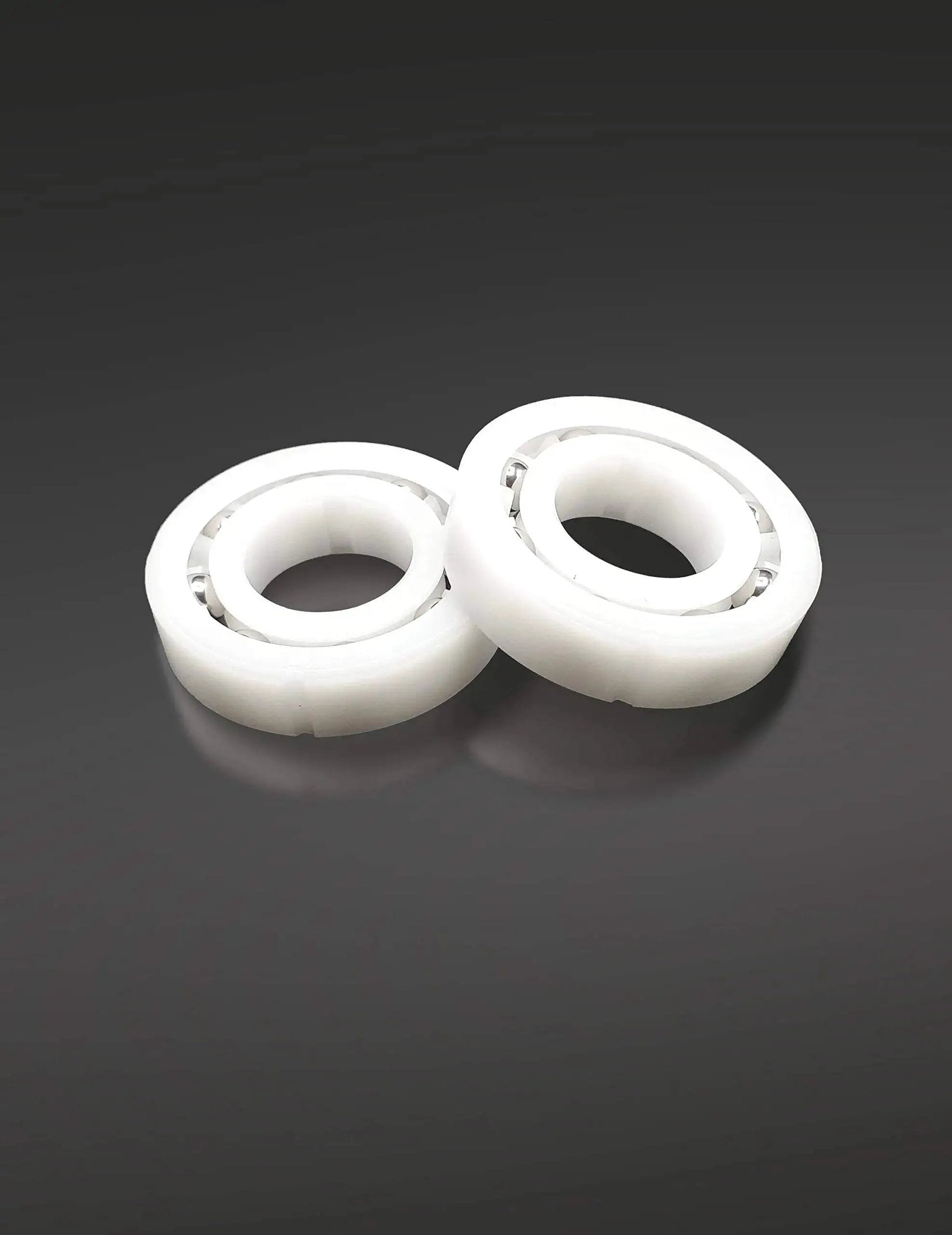 Bearing Replacement Kit For Hayward Navigator Automatic Pool Cleaner By Swimables, white bearings, stainless steel balls, 2 pack