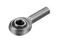 Maintenance-Free Rod End Bearing POS22EC, Male Thread (Right-Hand), 22 mm Bore, POS-EC Metric Series shown in zinc finish