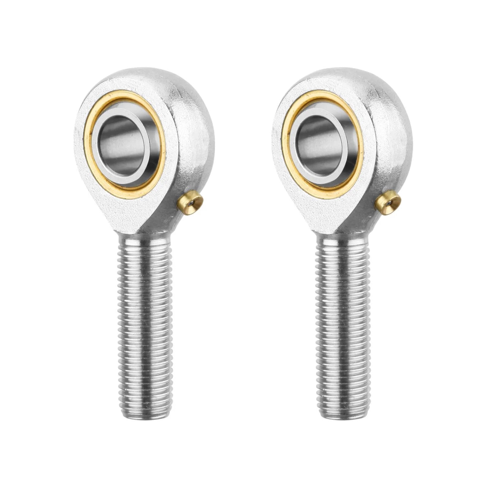 POSB5L rod end bearing kit, 5/16 inch bore with 5/16-24 left hand male thread, self lubricating heim joint rod ends, set of 2