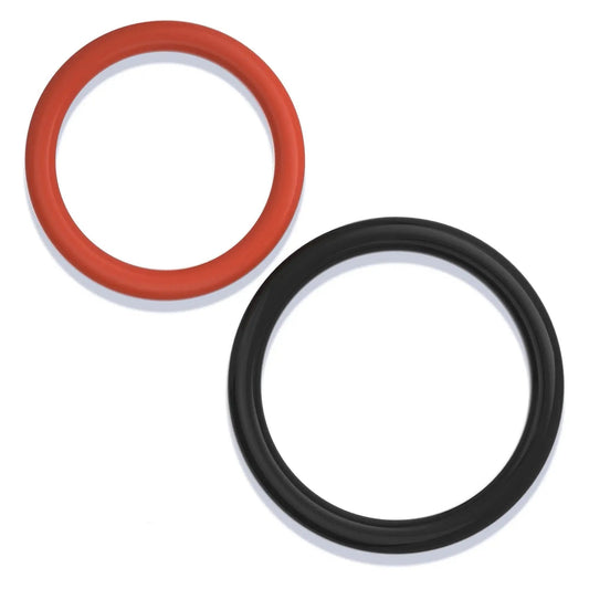 Two Piece Power Steering Pump Rubber Inlet And Outlet O Ring Seals Kit With Premium Durable Rubber For Inlet And Outlet Ports