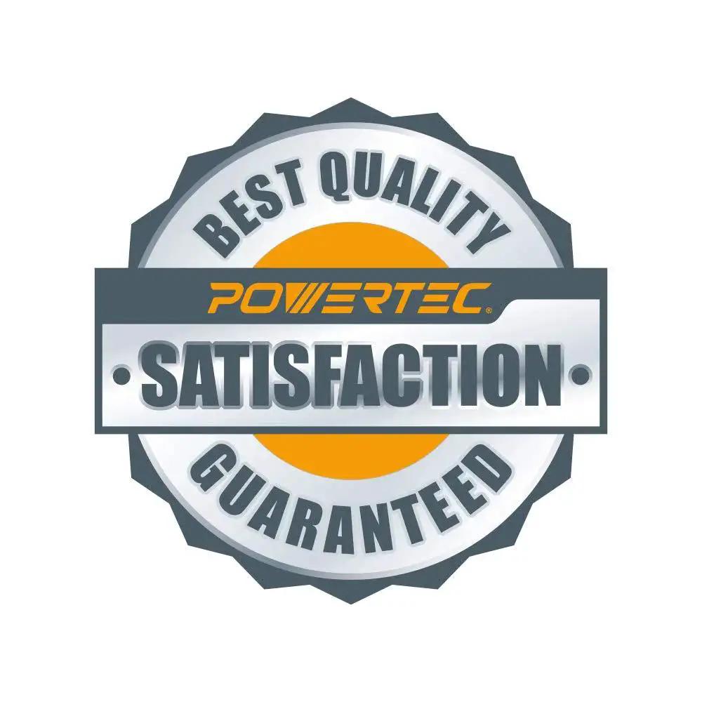 Powertec best quality satisfaction guaranteed badge
