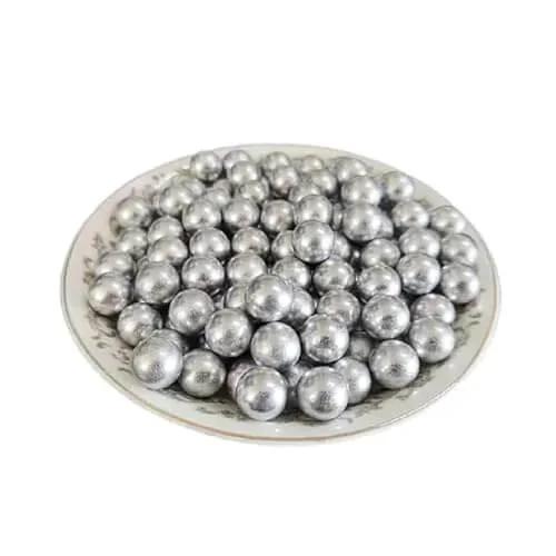 Bowl of 500pcs Precision Aluminum Balls Diameter 4mm Solid Smooth Ball Spherical Bead(4.0mm - 500pcs)