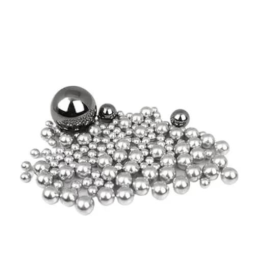 500pcs Precision Aluminum Balls Diameter 4mm Solid Smooth Ball Spherical Bead(4.0mm - 500pcs) scattered on white surface