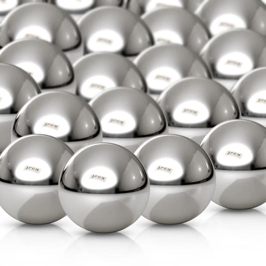 25-Piece Precision Chrome Steel Bearing Balls G25 In Three-Quarters Inch Diameter ISO 9001:2008 Certified Beefed-Up Heavy-Duty Bearing Balls For Industrial Machinery, Precision Spindles, And Maintenance-Heavy Applications