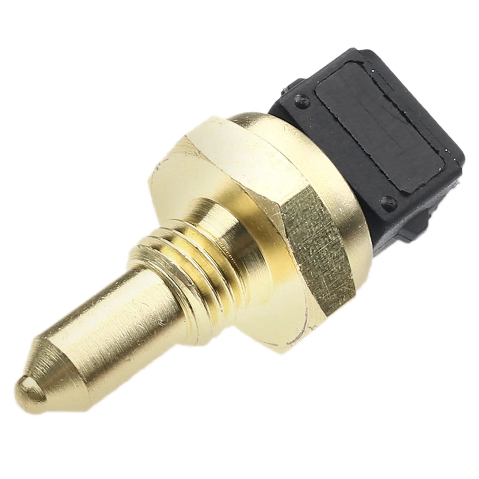 Premium Coolant Temperature Sensor Fits BMW 128i Through 760Li And Land Rover Models For smooth engine readings. Close-up view.