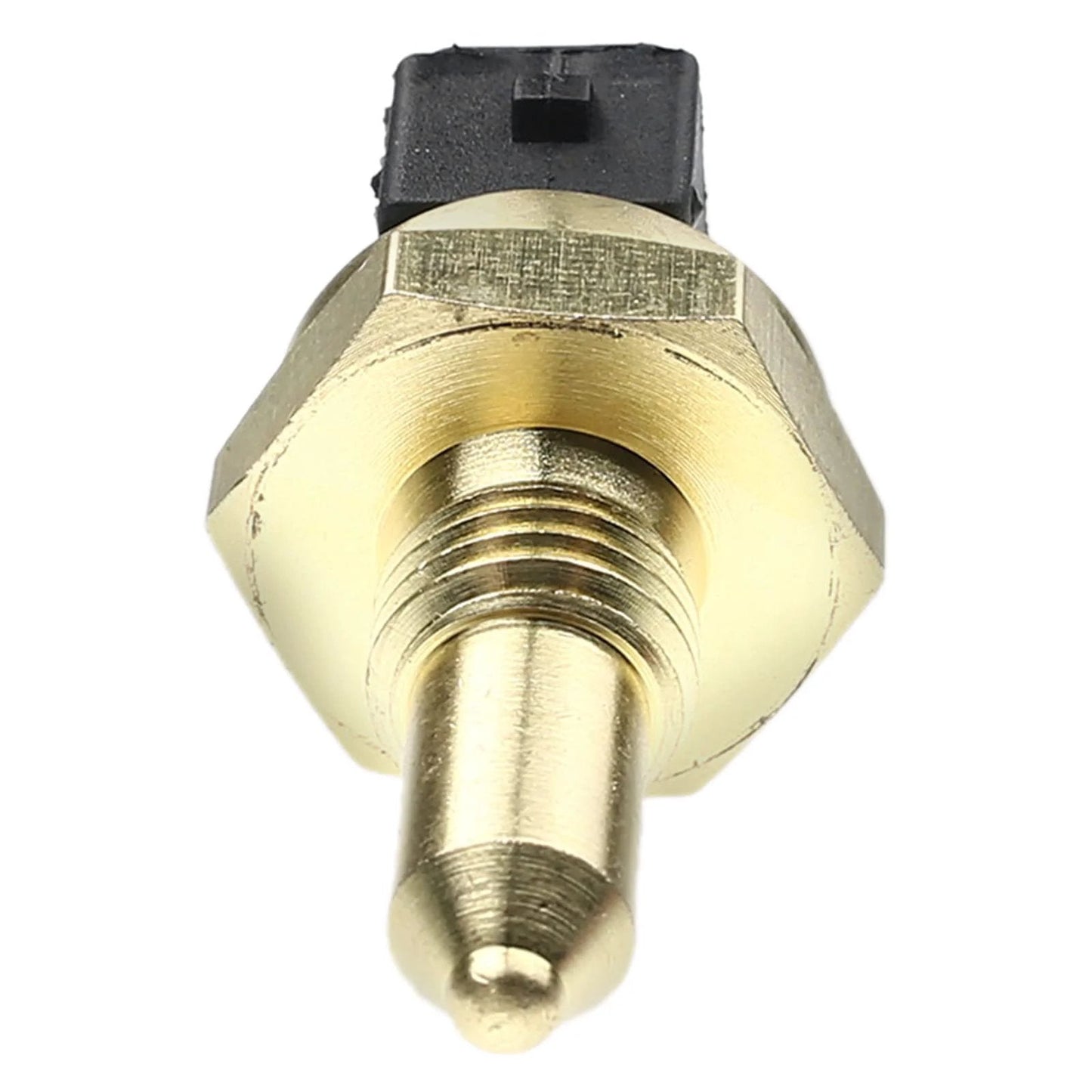 Premium Coolant Temperature Sensor Fits BMW 128i Through 760Li And Land Rover Models for smooth engine readings, showing front view of the sensor.