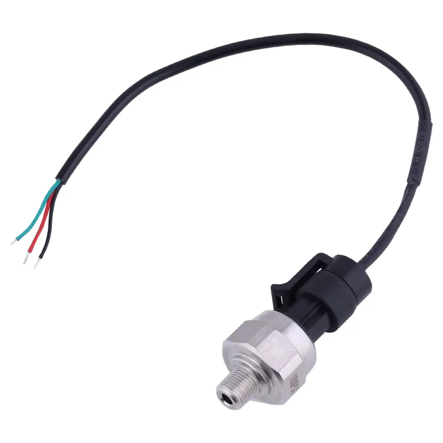 High-Accuracy 0-100 PSI Pressure Sensor Transducer with 1/8-27 NPT Thread and 0.5-4.5V Output, 316 Stainless Steel Housing