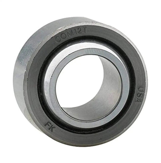 PTFE lined spherical rod end bearing delivers smooth, precise pivoting for linkage systems, 0.750 in ID, steel race visible