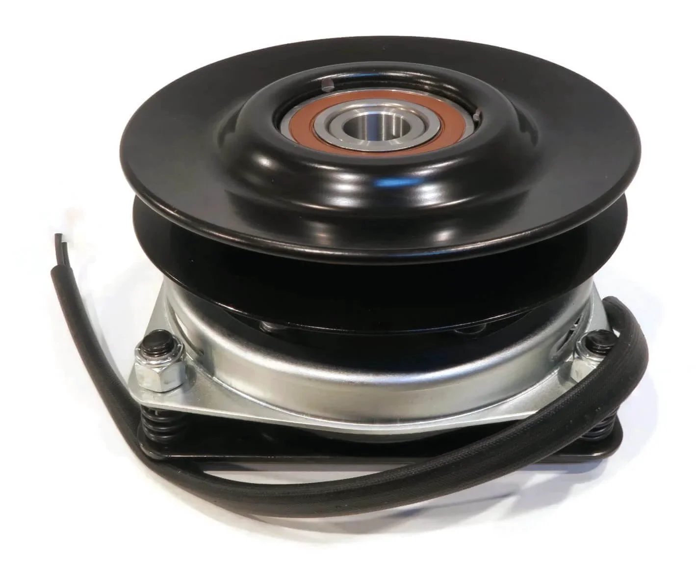 PTO Clutch CCW for Ogura GT1A-EH01, GT1AEH01, GT1A-EH01V, GT1AEH01V, 53462700 front view showing pulley and housing