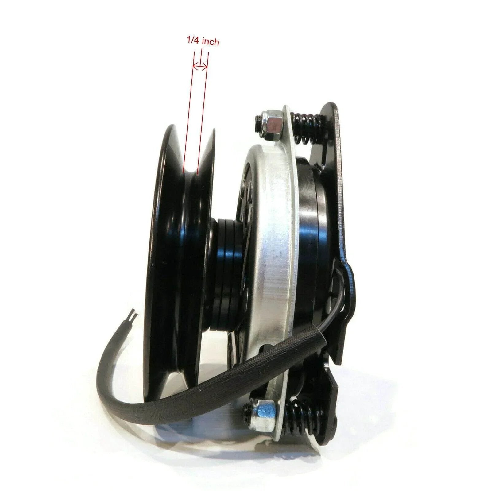 Side view of PTO Clutch CCW for Ogura GT1A-EH01, GT1AEH01, GT1A-EH01V, GT1AEH01V, 53462700 with visible pulley and wiring.