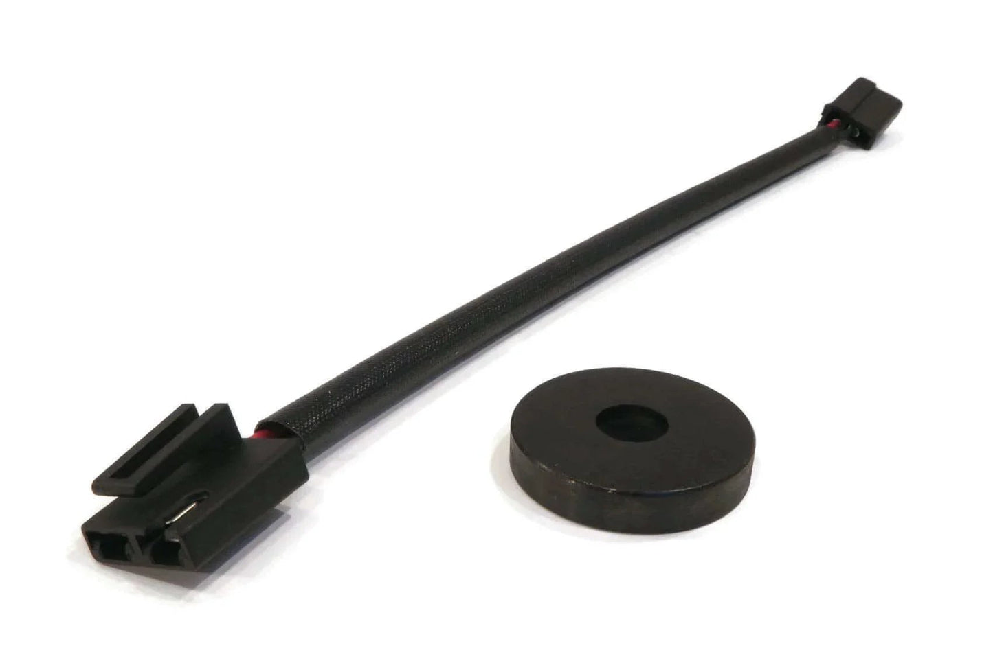 PTO Clutch with Wire Harness for Hustler FasTrak with 54" Deck 928291, 928502, showing wire harness and pulley component