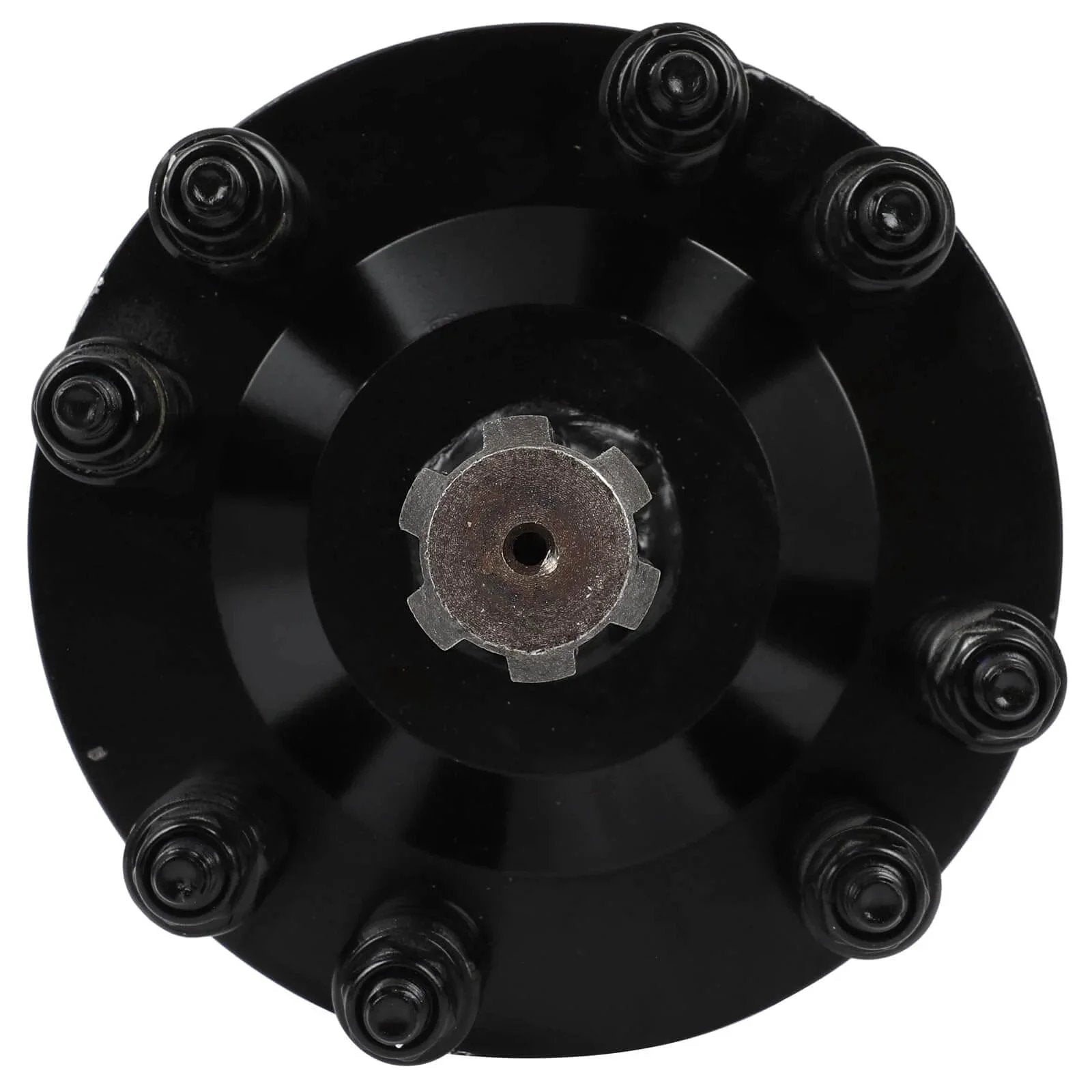 Front view of PTO Slip Clutch, 1-3/8" 6 Splines Both Ends Slip Clutch, Adjustable Rotary Cutter Brush Hog Slip Friction Clutch for PTO Shaft Replacement