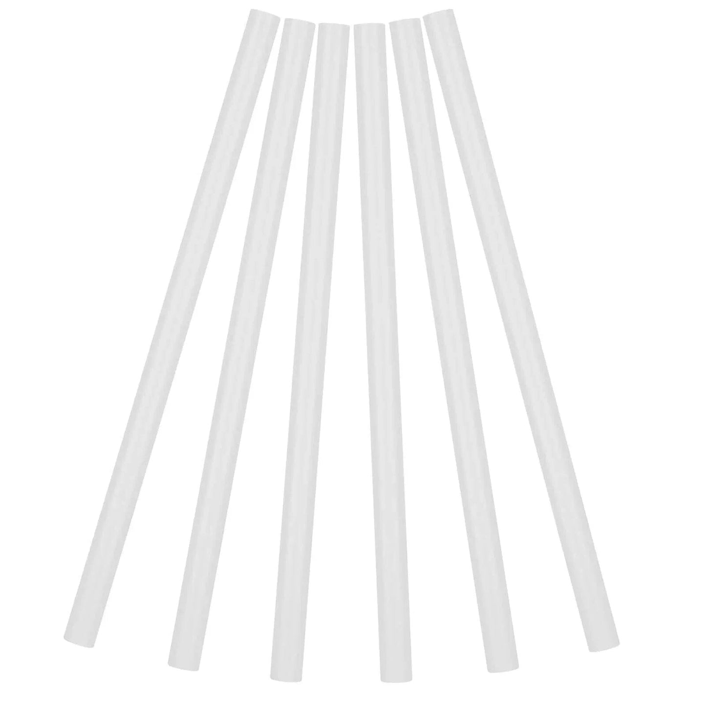 Six Piece Set Of Half Inch Schedule 40 PVC Pipe 17 Inch Length White For Indoor Outdoor DIY Projects Greenhouse Garden Farm Workshop