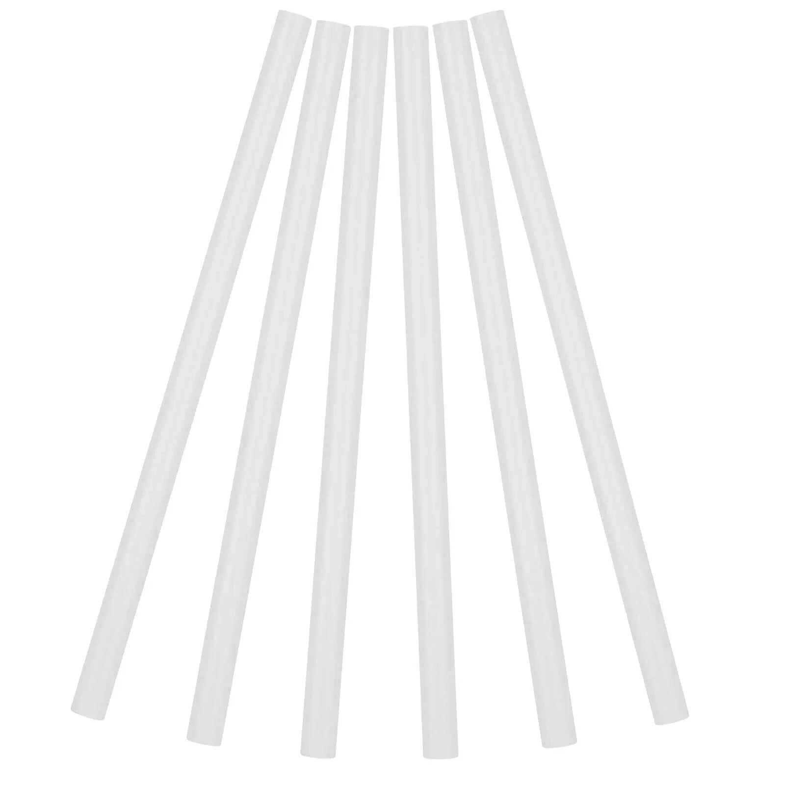 Six Piece Set Of Half Inch Schedule 40 PVC Pipe 17 Inch Length White For Indoor Outdoor DIY Projects Greenhouse Garden Farm Workshop