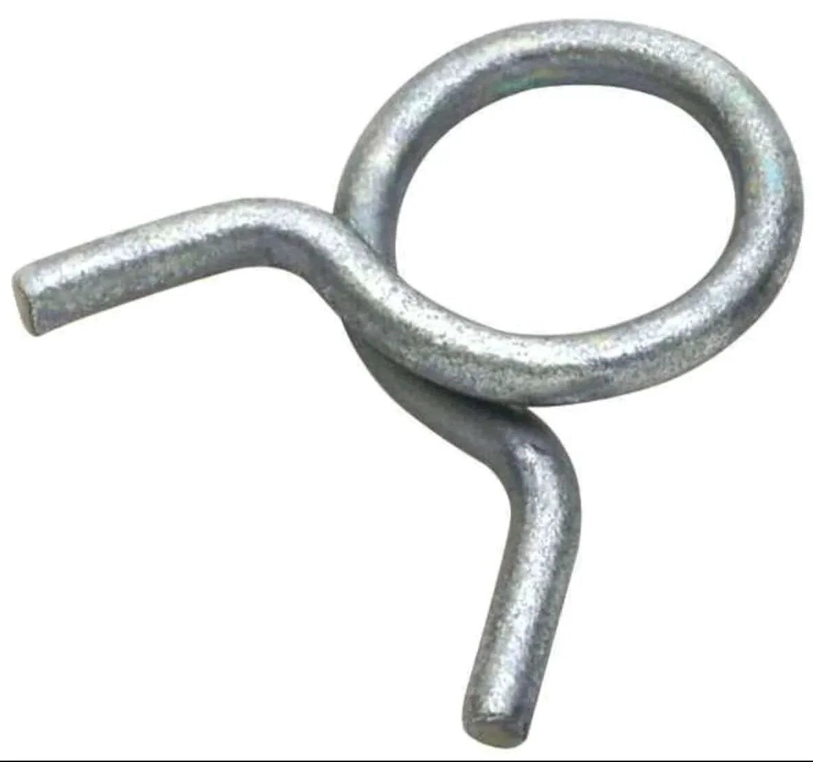 Rotor Clip HC 4ST G Quarter Inch Single Wire Hose Clamp Zinc Plated Green Finish 100 Pieces For Automotive Truck Marine ATV Applications