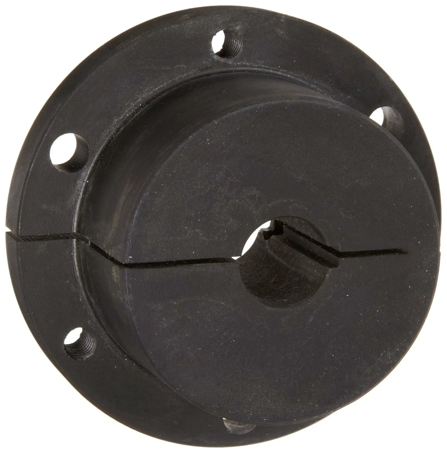 Sure-Grip Bushing SK112 Quick Disconnect Shaft Mount For One And A Half Inch Bore Two Point Eight One Two Five Inch OD One Point Eight Seven Inch Length Seven Thousand In Lbs Torque Ductile Iron With Standard Keyway TB Woods front view