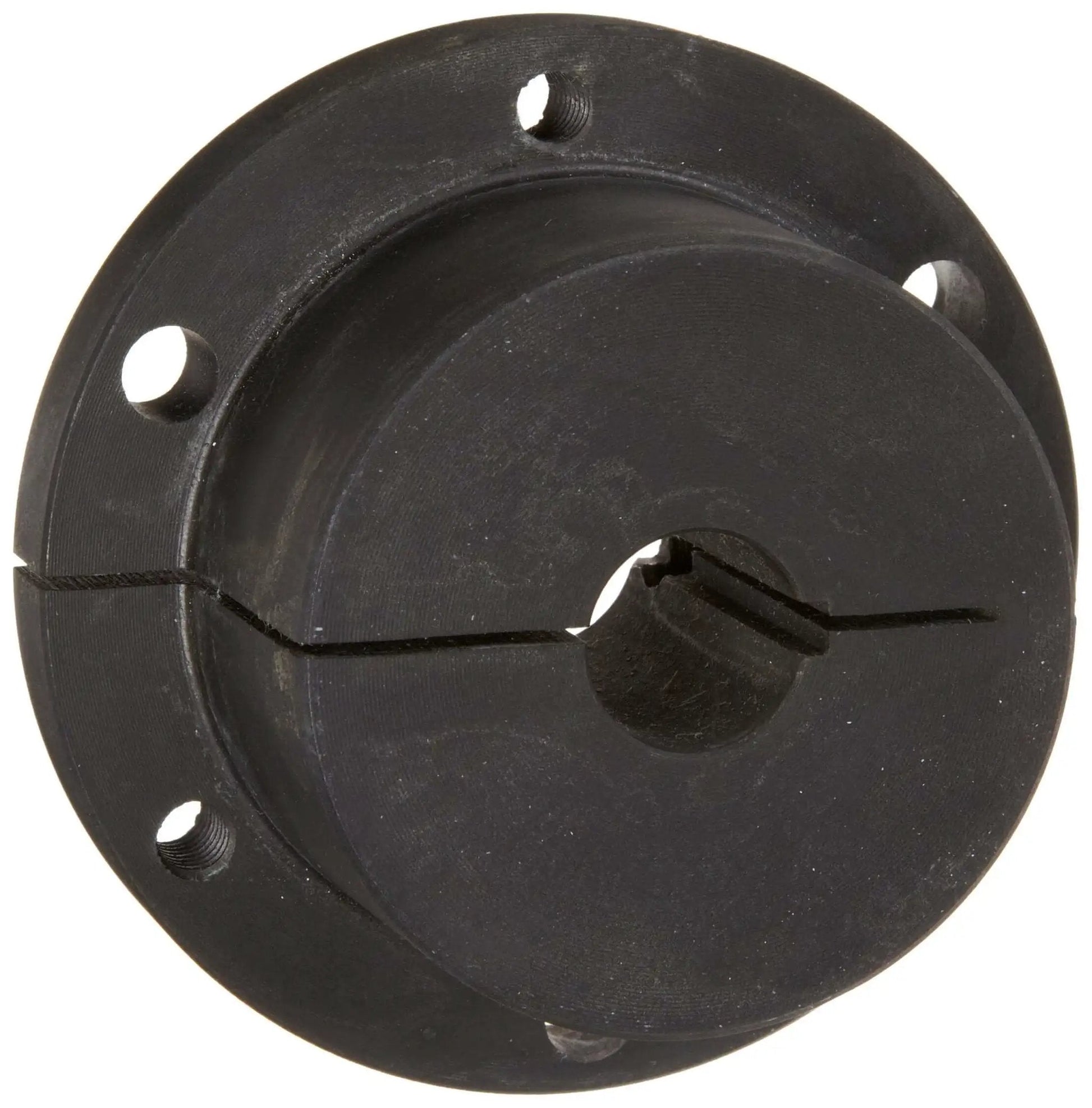Sure-Grip Bushing SK112 Quick Disconnect Shaft Mount For One And A Half Inch Bore Two Point Eight One Two Five Inch OD One Point Eight Seven Inch Length Seven Thousand In Lbs Torque Ductile Iron With Standard Keyway TB Woods front view