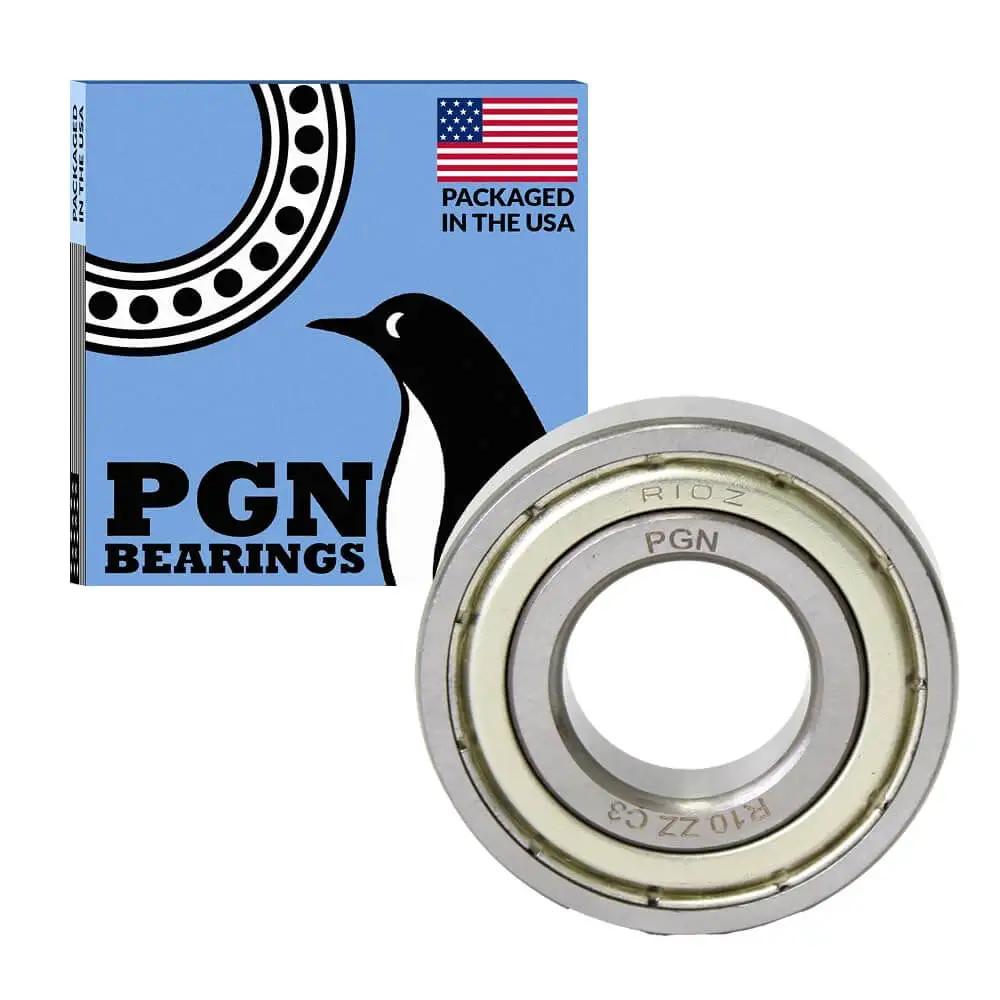 R10 ZZ Sealed Ball Bearing 5/8 Inch By 1-3/8 Inch By 0.3438 Inch Lubricated Chrome Steel With Metal Shield, packaging with logo