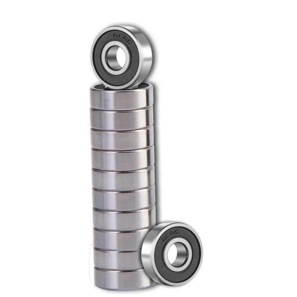 R8 2RS Ball Bearings 12 Pack For Miniature Projects And Small Motors Double Rubber Sealed Deep Groove Bearings Bearing Steel SHKI