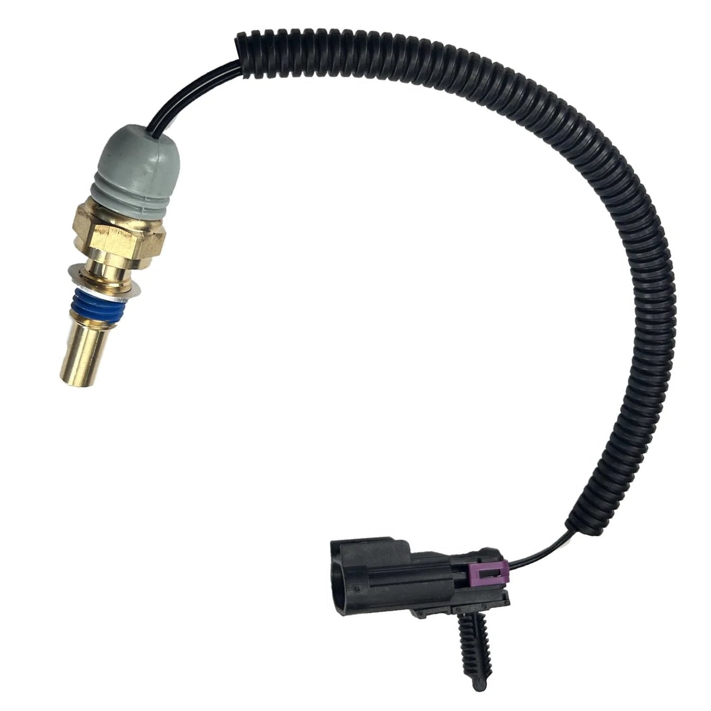 Radiator Coolant Temperature Sensor Pigtail Replacement For 2002 To 2005 GM Trailblazer Envoy Ascender Bravada Rainier, close-up view.