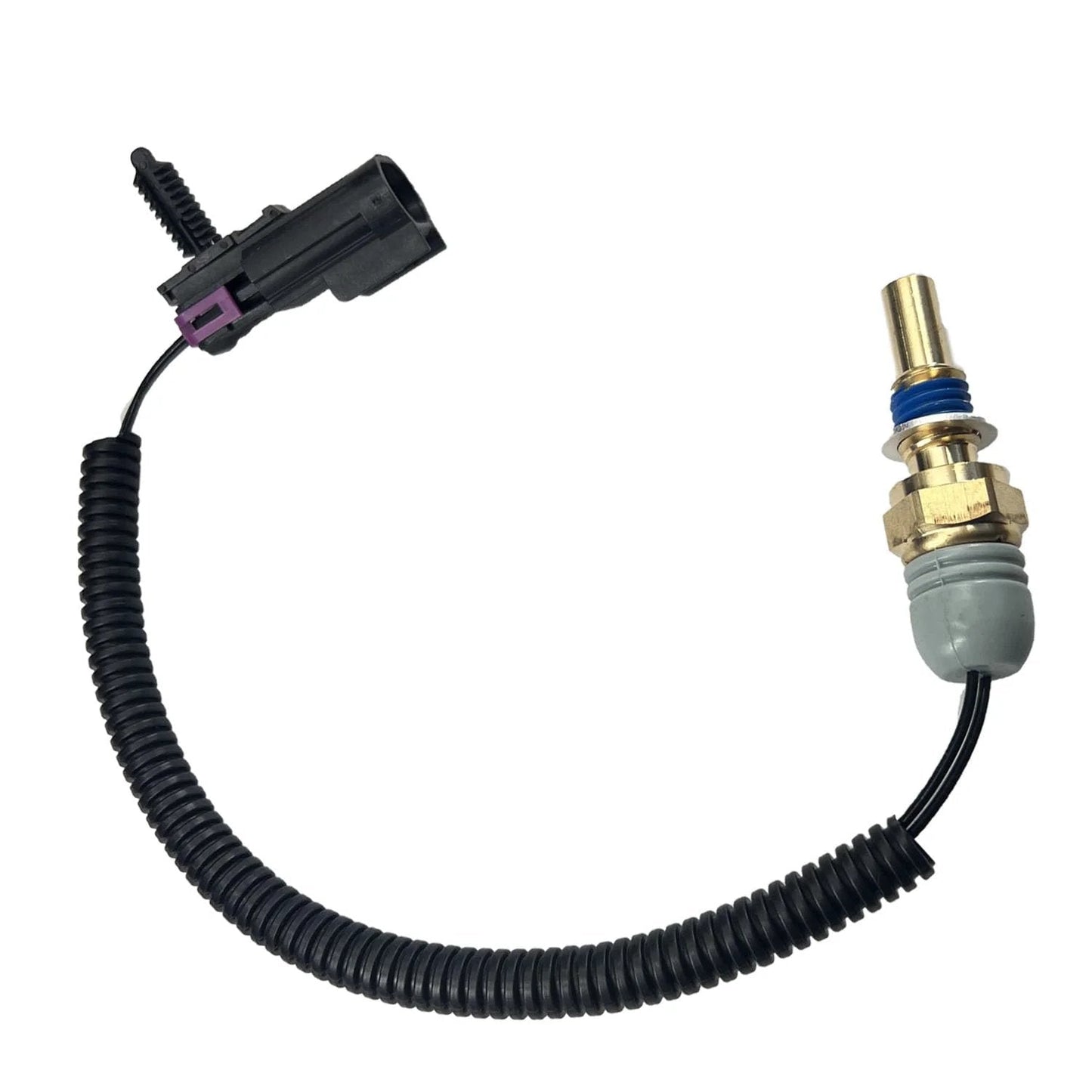 Radiator Coolant Temperature Sensor Pigtail Replacement For 2002 To 2005 GM Trailblazer Envoy Ascender Bravada Rainier, close-up view.