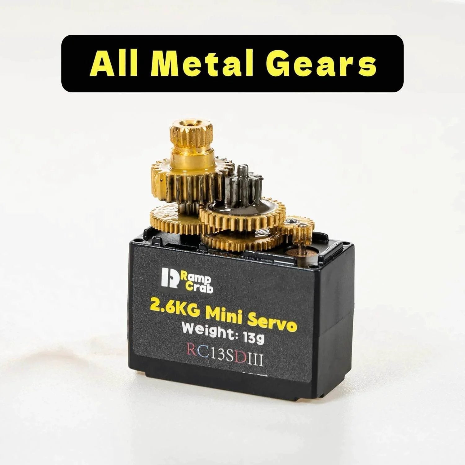 RC Steering Servo with Mount Bracket and Servo Horn for FMS FCX24, RC Car Parts, Upgrade Parts for RC Crawler 1/24 Scale FCX24