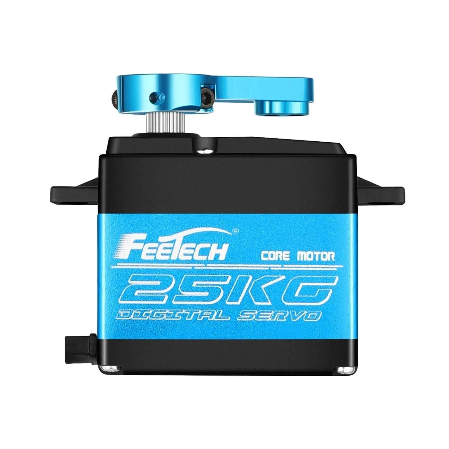 RC Servo 25KG Servo Motor 7.4V High Voltage High Torque Waterproof Full Metal Gear Digital Servo, Aluminum Case