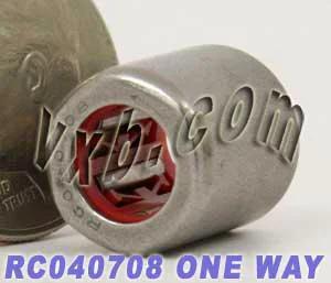 RC040708 One-Way Needle Bearing/Clutch 1/4" x 7/16" x 1/2"