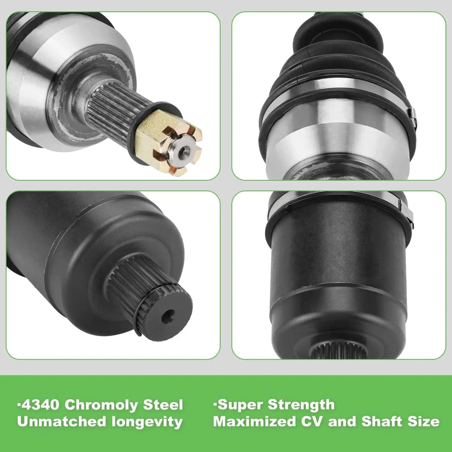 Close-up view of Two Pair Rear CV Axle Bearing Assembly Kit For Polaris General 1000 And RZR Series Including S 900 S 1000