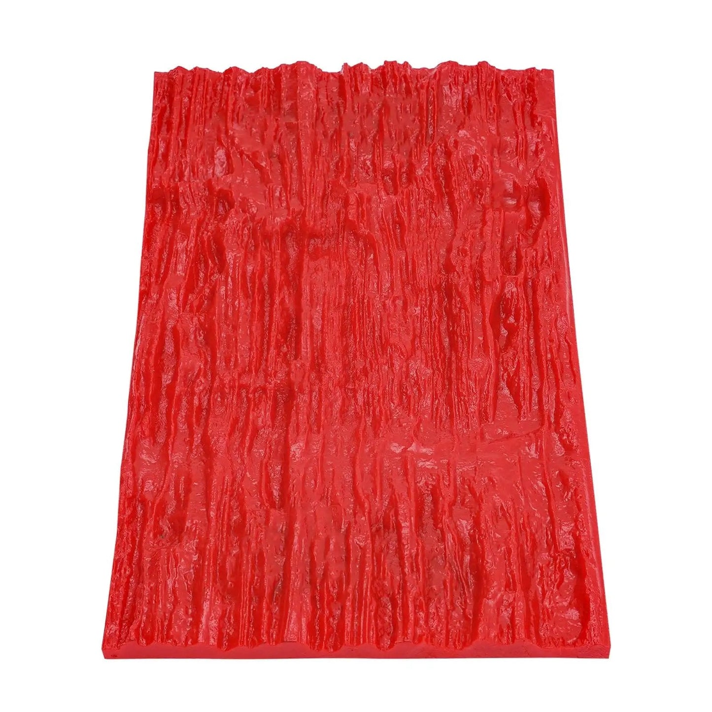 Red textured Heavy Duty Concrete Mold 434x252mm Reusable Plastic Formwork For Pavers And Slabs Built Tough For DIY Projects