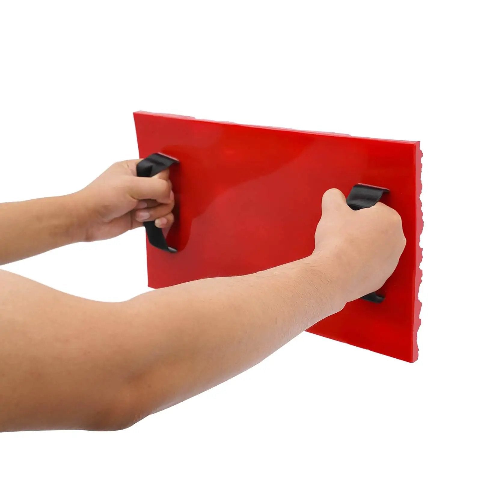 Person holding Heavy Duty 434x252mm Concrete Mold For Pavers And Slabs Reusable Plastic Formwork For DIY Projects Easy To Use And Cost Effective