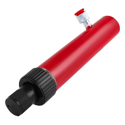 Red 10 Ton Hydraulic Floor Jack Hand Jack Pump for Car Auto Body Frame Repair, suitable for 22000 LBS automotive and heavy equipment use.