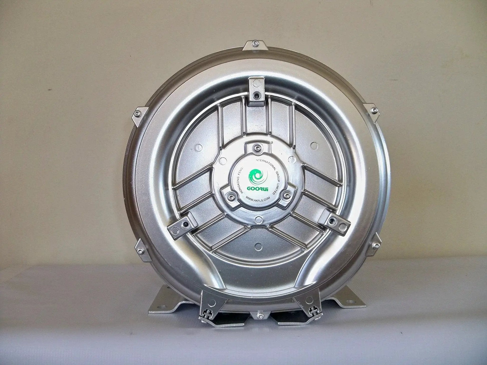 Front view of High Power Regenerative Blower 1.1 HP 220 To 480V Three Phase 103 CFM Airflow 52 InH2O 64 dB Compact for industrial use