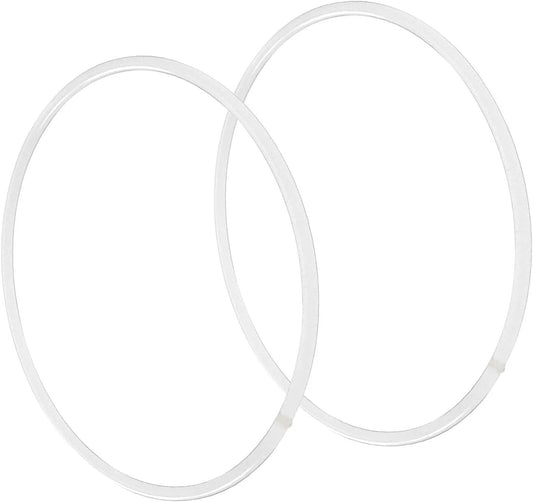 2 Pack Replacement Belts for 5 Inch Random Orbital Sanders compatible with DeWalt DWE6420 DWE6421 DWE6423 and similar models, delivering durable grip, fast belt changes, smooth finishes, and consistent sanding performance