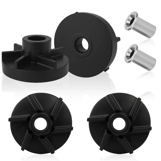 2 Pack Replacement Impeller And Bearing Sleeve Set For Grindmaster Crathco D15 D155 D25 D255 D35 D355, nylon construction