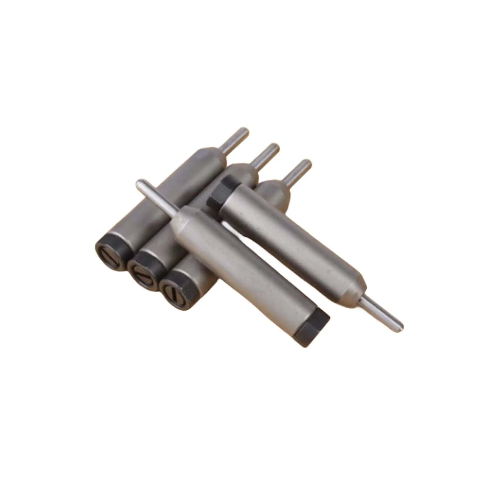 Pro Grade Rivet Machine Kit With Semi Hollow Rivets Flanging Curling Punch Die Lower Die And Hardware Stamping Needle For DIYers And Pros Alike CYYDS Riveting Machine Accessories Built To Last And Easy To Start 15.8mm x 4.0mm x 123mm x 50mm components on white background