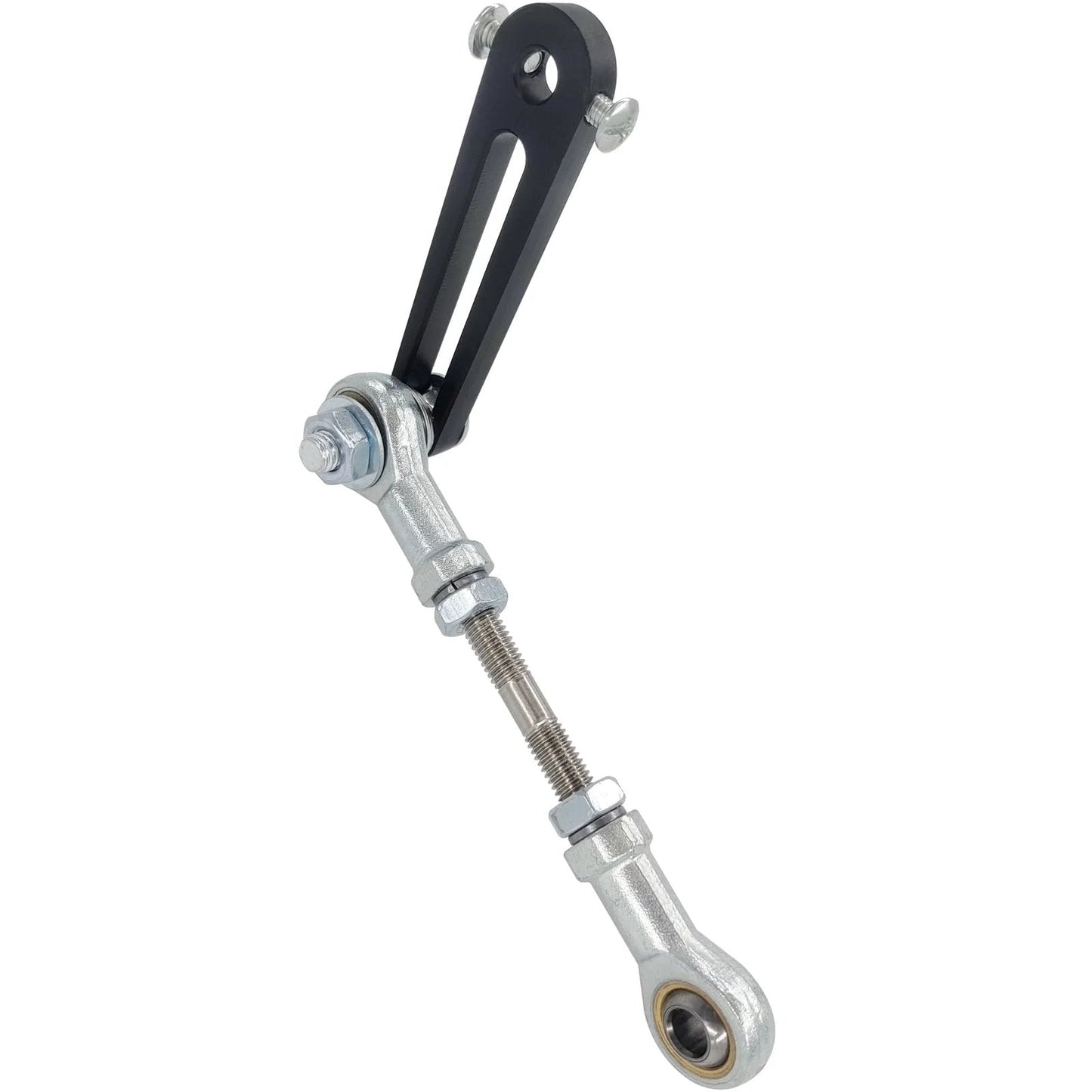 Rocker Arm For Reciprocating Linear Actuator With 8mm Shaft Hole Adjustable Stroke 30mm To 150mm Steel And Aluminum Alloy Construction Durable motor arm accessory.