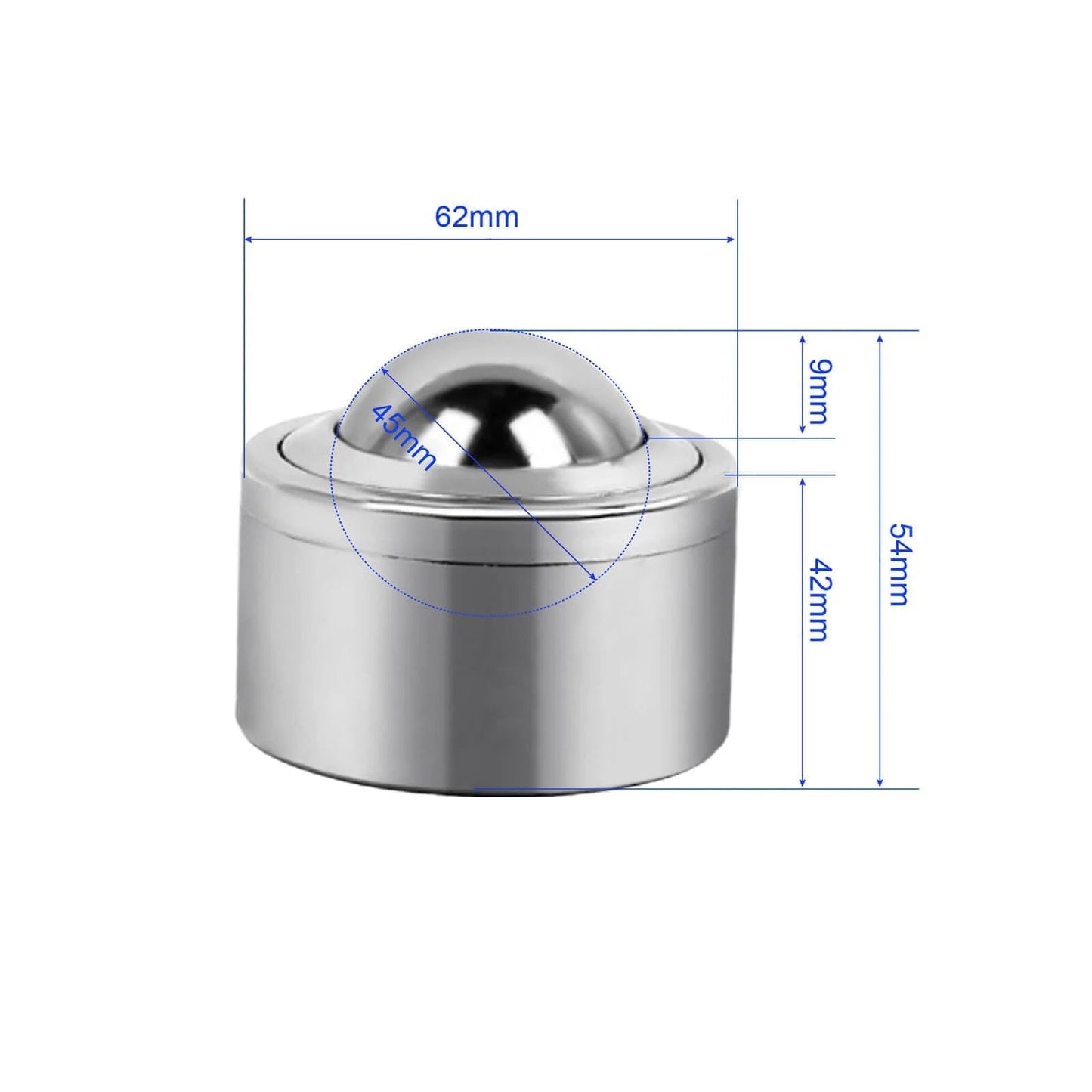 ✝️ Roller Ball Transfer Bearings Casters - Heavy Duty Conveyor Ball Transfer Unit for Transmission Equipment, 45mm Diameter