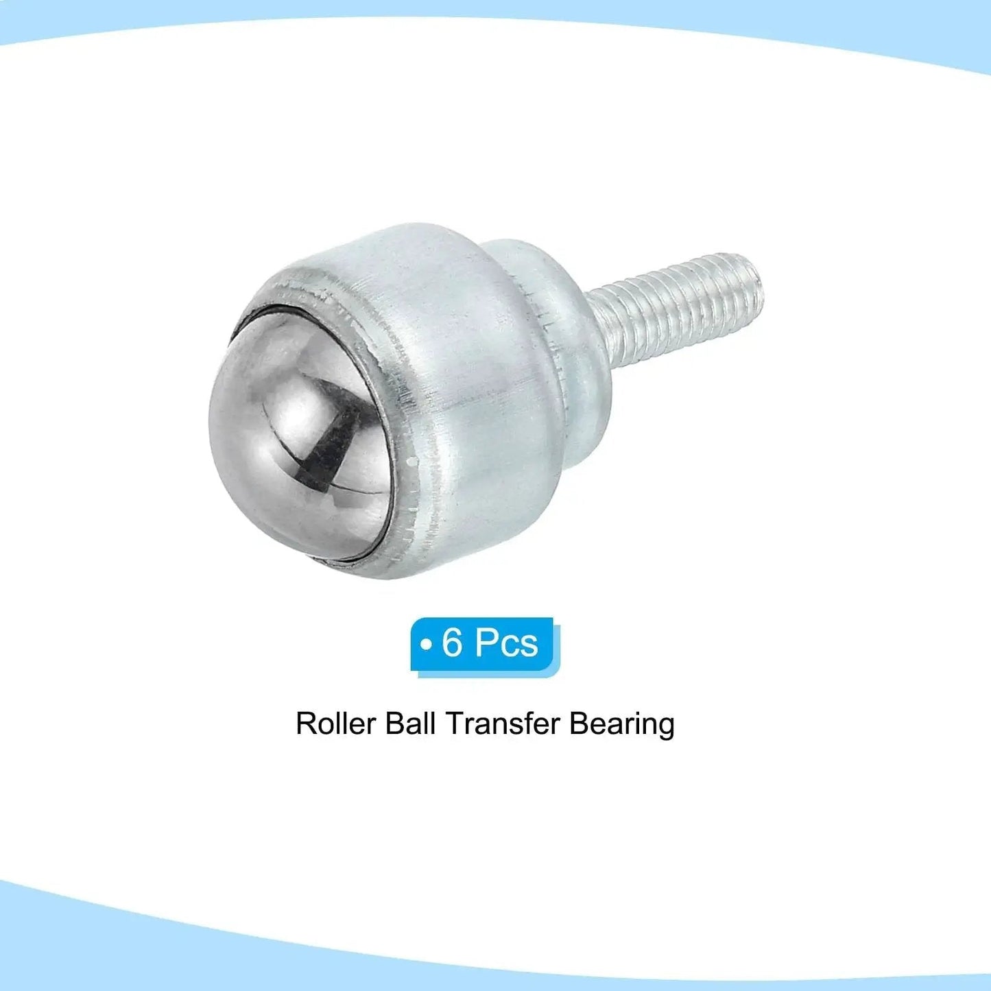 Roller Ball Transfer Bearing Three Quarters Inch Six Pieces Round Ball Transfer Unit Carbon Steel Caster for Conveyor