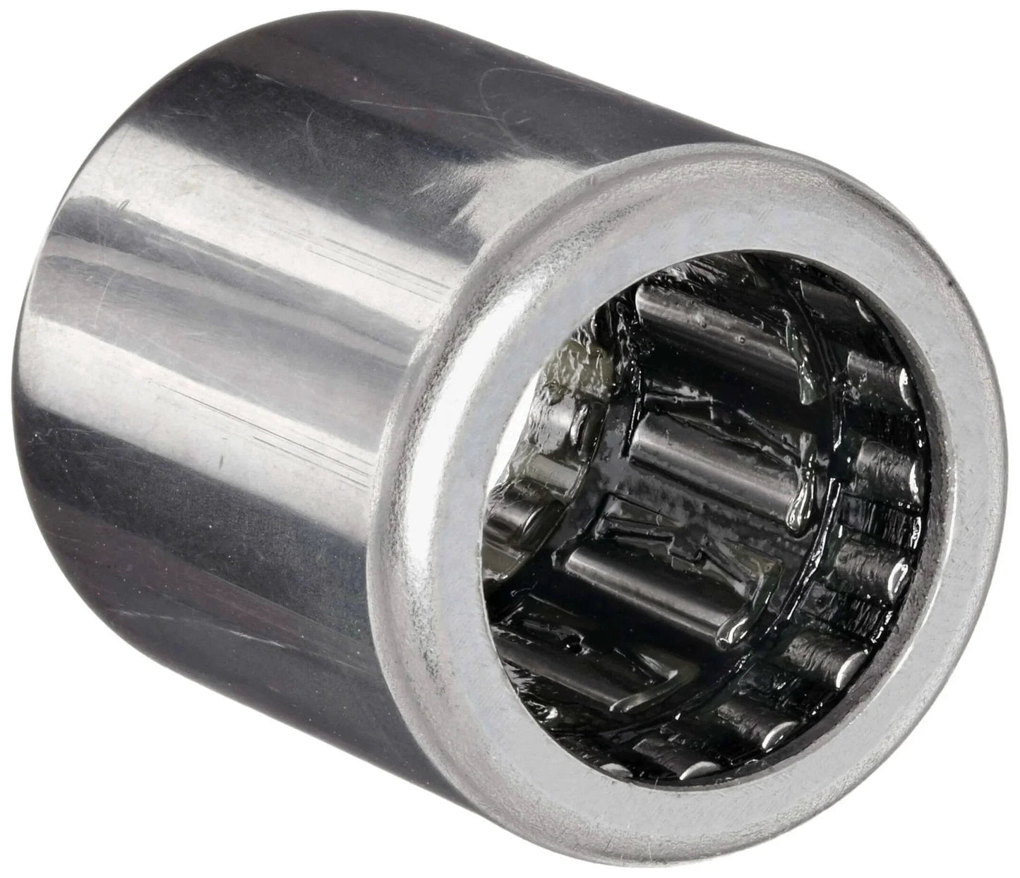 Koyo RCB-162117 Roller Clutch and Bearing, DC Type, Open, Plastic Cage, Inch, 1" ID, 1-5/16" OD, 1-1/16" Width, front view.