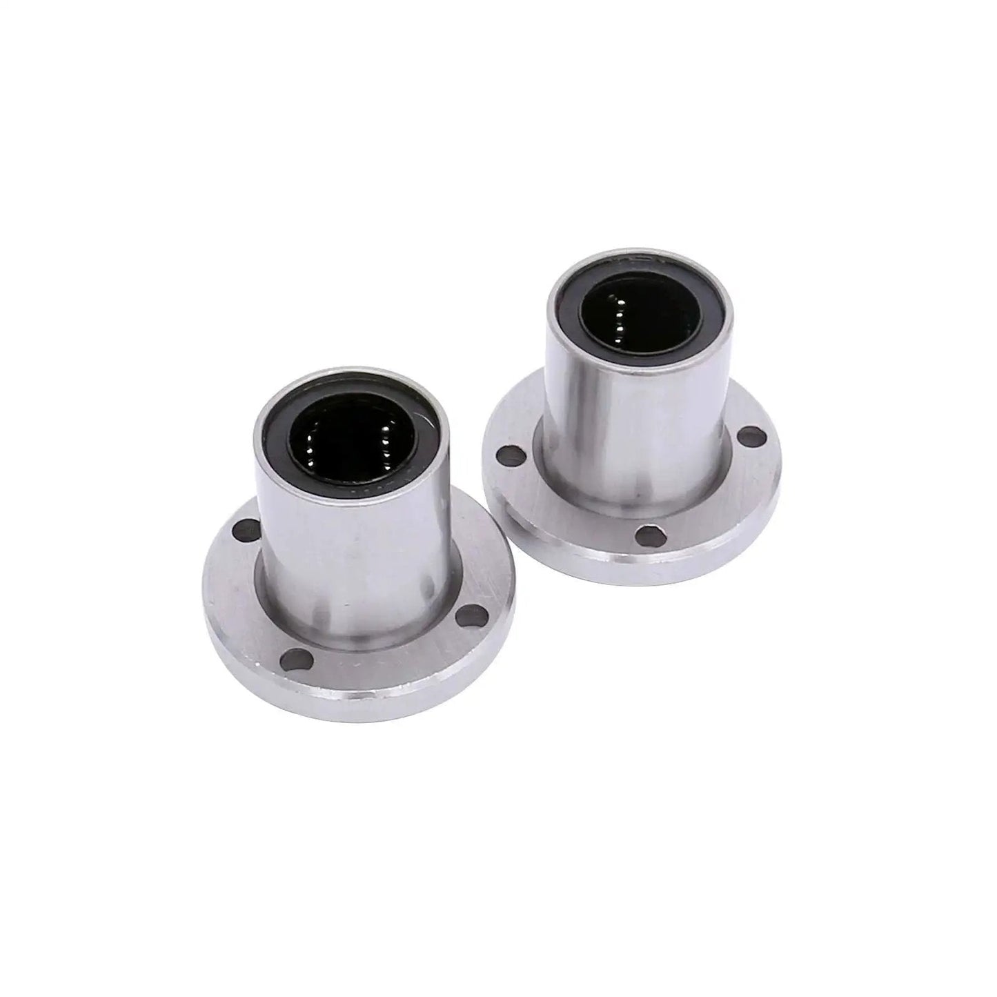 Round Flange Linear Ball Bearing LMF20UU Set Of 2 For 20mm Bore 32mm Outer Diameter And 42mm Length for CNC and 3D Printing by FKG