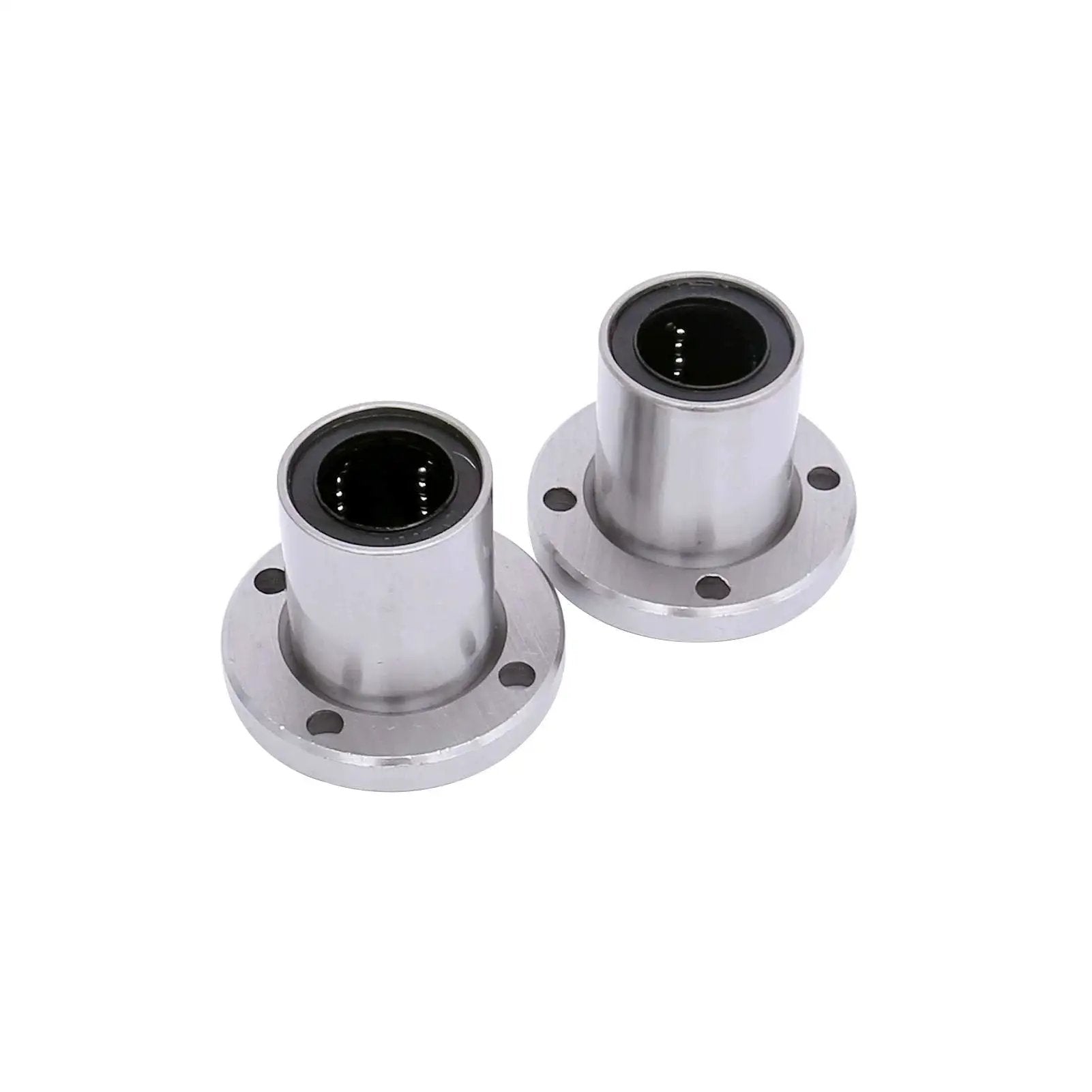 Round Flange Linear Ball Bearing LMF20UU Set Of 2 For 20mm Bore 32mm Outer Diameter And 42mm Length for CNC and 3D Printing by FKG