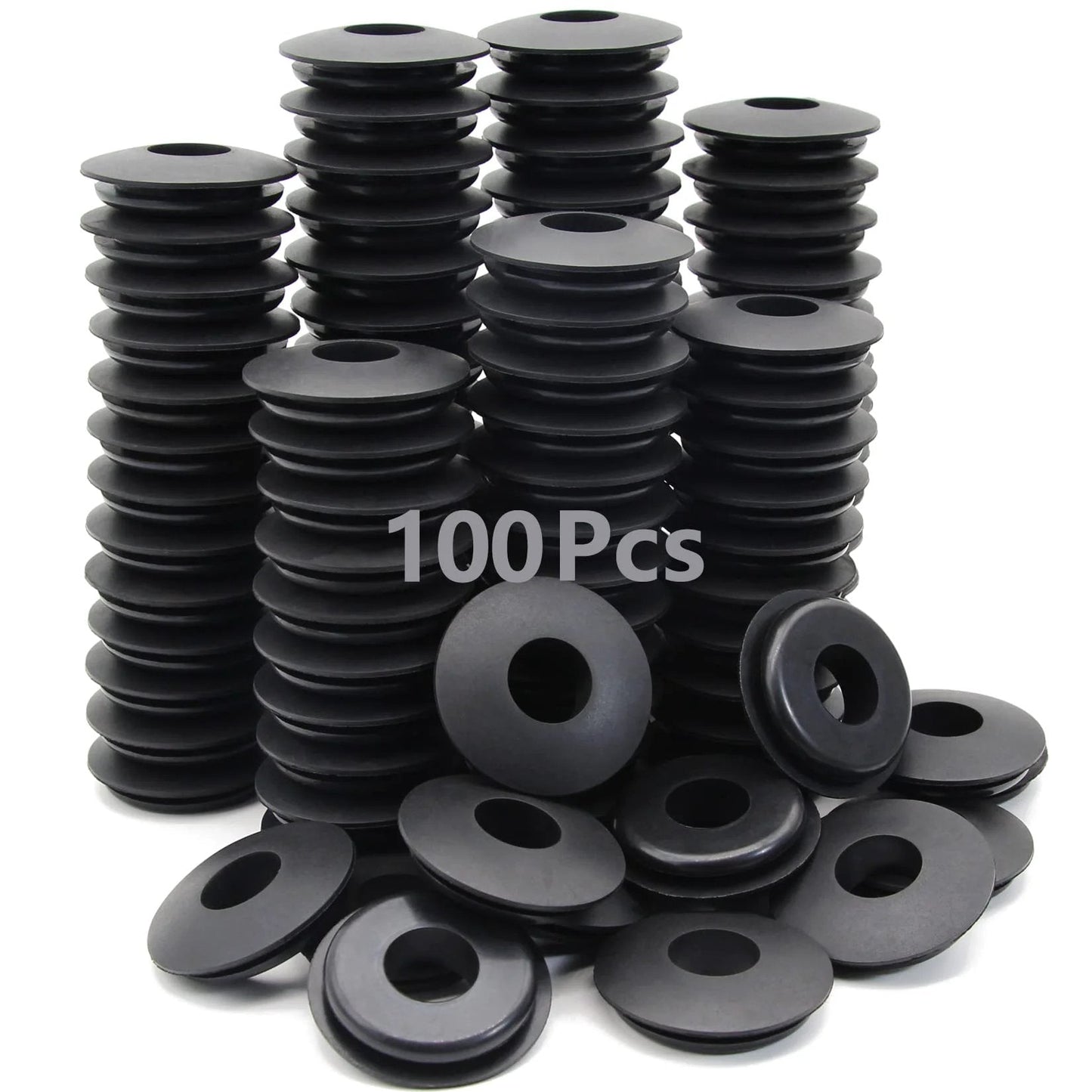 100 Pieces Glad Hand Seals Set For Trucks And Trailers Rubber Black Polyurethane Seal Washers Grommets Round Gaskets Includes Replacement Seals For Semi Trucks Trailers And Tractors Part No 10028