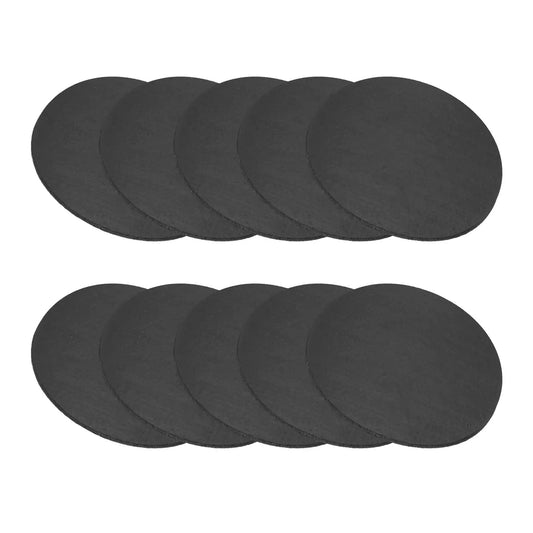 Rubber Spacer Washers Set 60mm Diameter 1.5mm Thick 10 Pack Durable Black Rubber Discs For DIY Gasket Craft Anti Vibration Oil Resistant Multipurpose Bushings Spacers