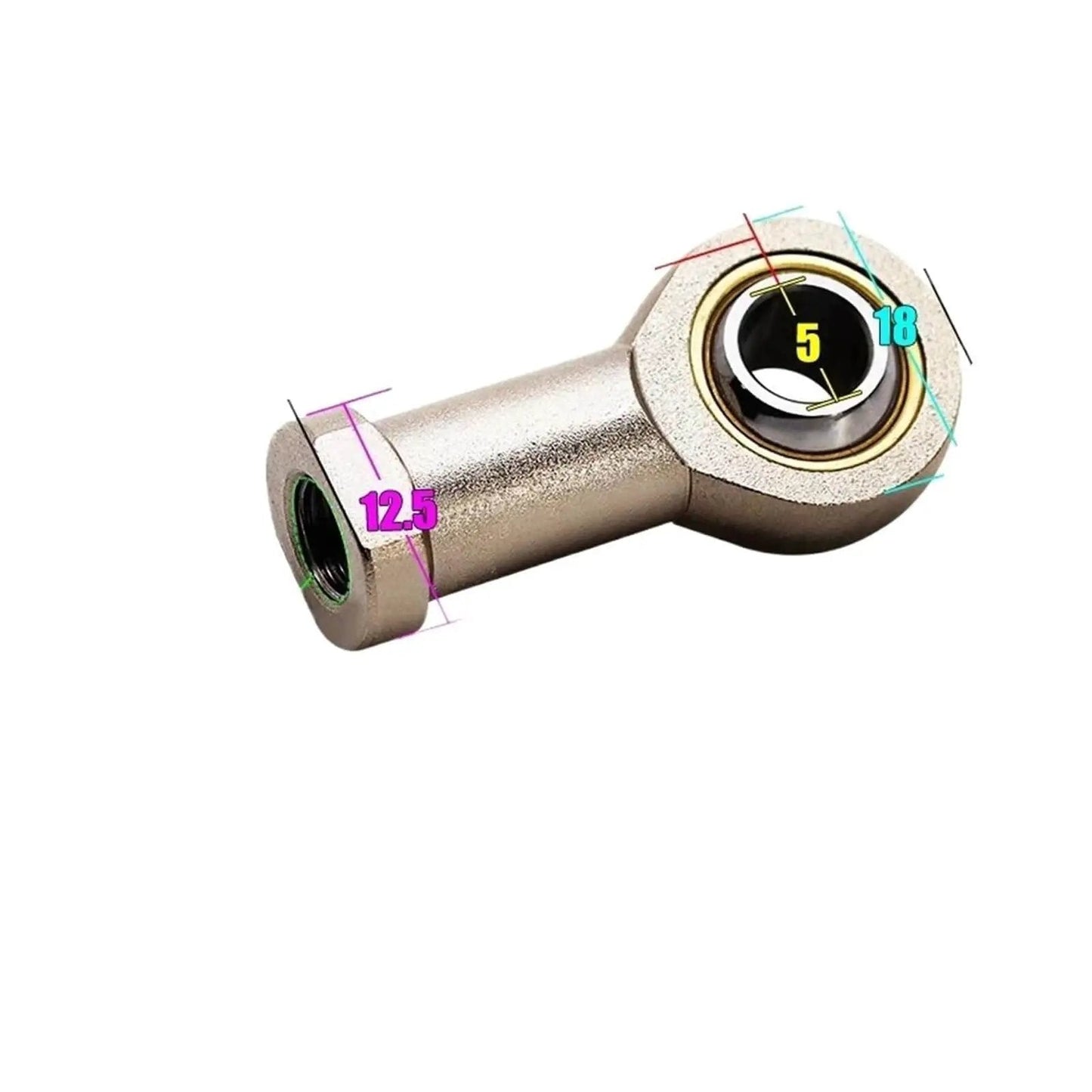 Rugged Rod End Bearing With Internal Thread For F M4 M5 M6 M8 M10 Metric Female Cylinder Fisheye Connector Ball Bearing Joint.