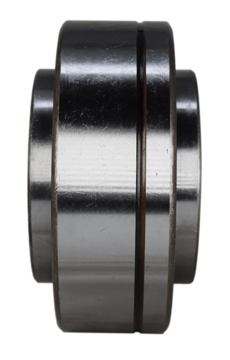 GW212PPRBN DISC HARROW BEARING triple-lip 2-3/16" Round Bore side view showing metal construction and triple-lip seal.