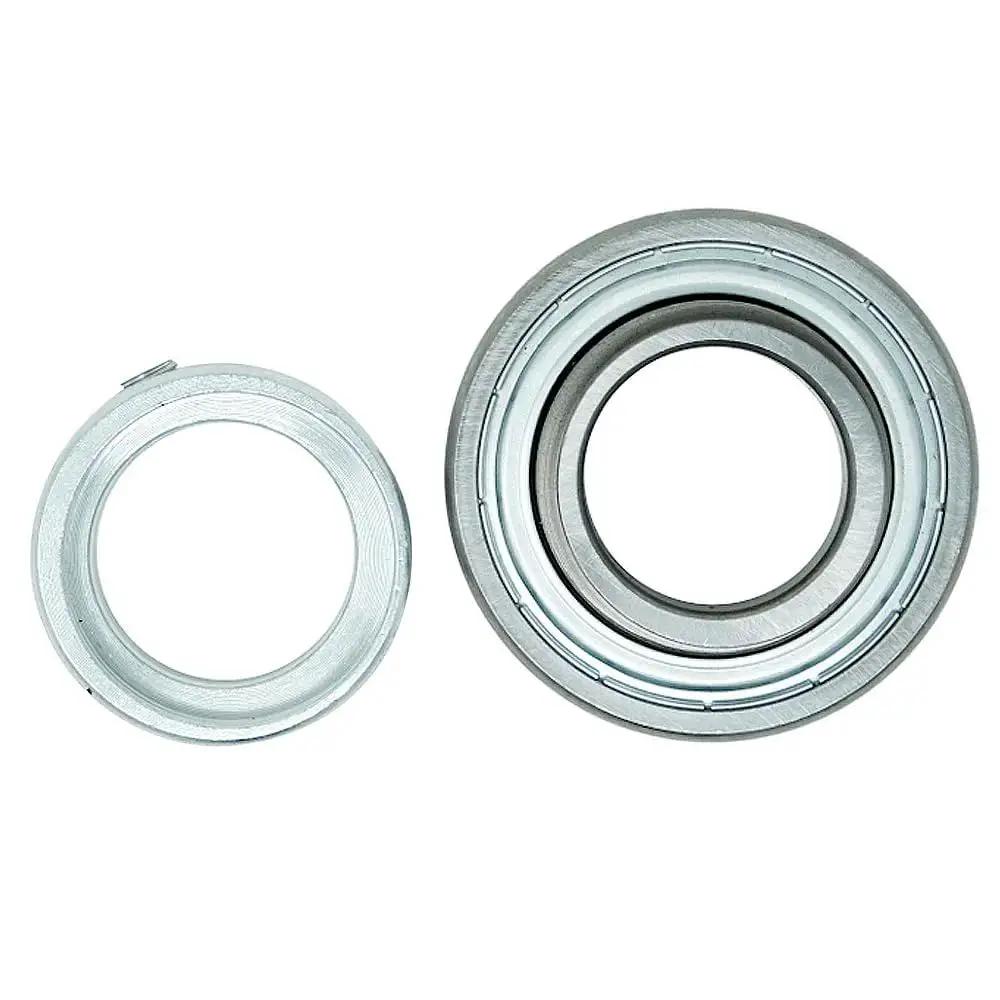 SA206-20 Insert Bearing With One And One Quarter Inch Bore Spherical Outer Diameter Eccentric Locking Collar And Lubrication Hole