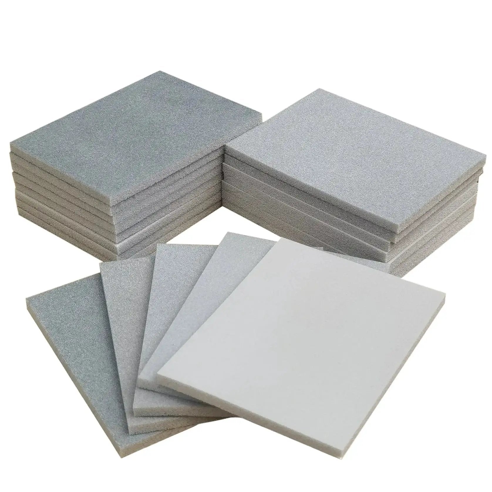 20 Pcs 3x4 Inch Sanding Sponge Set 400 600 1000 2000 3000 Grit for Wet Dry Use, various stacked sponges