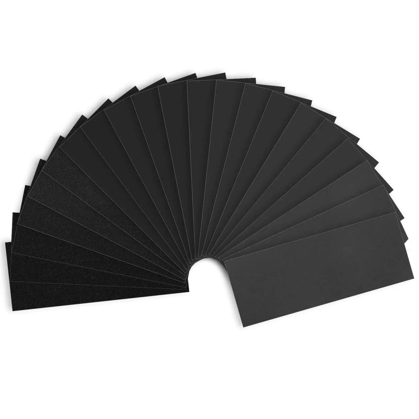 Versatile Sandpaper Set With 21 Wet Dry Sheets Covering 7 Grits 120 220 400 600 800 1000 2000 for wood, metal, and automotive sanding