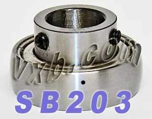 SB203 Bearing 17mm Bore Insert Mounted Bearing